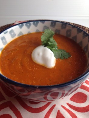 carrot and coriander soup